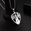 304 Stainless Steel Pendant Necklaces PW-WG49780-01-3
