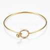 304 Stainless Steel Bangle BJEW-H530-01G-7