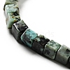 Natural African Turquois (Jasper) Beads Strands G-E071-C02-4