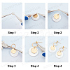 SUNNYCLUE DIY Geometry Drop Earring Making Kits DIY-SC0018-74-4