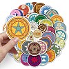 50Pcs Magic Circle PET Waterproof Stickers PW-WG4A4A6-01-3