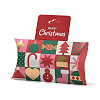 Christmas Theme Paper Pillow Gift Boxes X-CON-B012-04-1