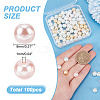 100Pcs Ocean Mix Pearlized Glass Pearl Beads HY-HY0001-04C-2