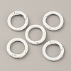 Spray Painted Alloy Spring Gate Rings FIND-WH0120-89A-09-1