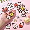 DIY Sports Ball Dangle Earring Making Kits DIY-YW0009-92-5