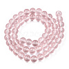 Transparent Glass Beads Strands GLAA-T032-T8mm-10-3