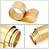 BENECREAT 2 Rolls 2 Styles Brass Sheets AJEW-BC0001-53-5