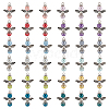   Baking Painted Pearlized Glass Pearl Pendants FIND-PH0008-14-1
