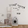 Translucent PVC Self Adhesive Wall Stickers STIC-WH0015-116-4