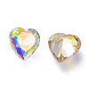 Cubic Zirconia Pointed Back Cabochons ZIRC-H108-07B-001AB-1