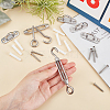 4 Sets 304 Stainless Steel Ceiling Hook Ring Hooks STAS-GA0001-07-3