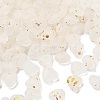 Frosted Transparent Acrylic Beads OACR-F013-10-1