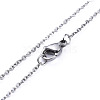 Non-Tarnish (Jewelry Parties Factory Sale)304 Stainless Steel Pendant Necklaces NJEW-JN02887-03-4