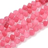 Dyed Natural Rhodonite Beads Strands G-A257-A19-01-1