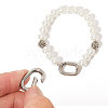 2Pcs 316 Stainless Steel Spring Gate Rings STAS-BBC0007-84-5
