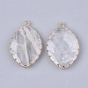 Natural Quartz Crystal Pendants G-S344-83D-2