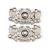 Alloy Snap Lock Clasps FIND-WH0108-19P-1