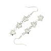 Transparent Acrylic Star Dangle Earrings EJEW-JE06056-4