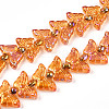 Electroplate Glass Beads Strands EGLA-N012-04B-1