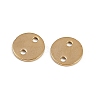 304 Stainless Steel Disc Links Connector Charms STAS-K295-08A-G-2