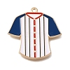 Baseball Alloy Enamel Pendants AL-CBA2166-01G-01-1