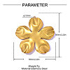 304 Stainless Steel Big Pendants STAS-OY016-51G-2