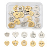  Jewelry 20Pcs 10 Style 304 Stainless Steel Pendants STAS-PJ0001-42-1