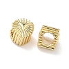 Brass European Beads KK-P349-09G-2