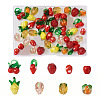54pcs 9 style Handmade Lampwork Beads LAMP-PJ0001-01-1