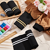 BENECREAT 2Pcs 95% Cotton & 5% Elastic Fiber Ribbing Fabric for Cuffs FIND-BC0004-47A-4