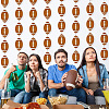 Rugby Decoration Paper Hanging Banners AJEW-SP0004-84-5