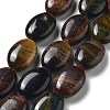 Natural 3-Color Tiger Eye Beads Strands G-P528-M22-01-1