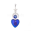 Handmade Evil Eye Lampwork Pendants Decorations HJEW-JM01008-03-2