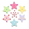 Colored Dots Opaque Resin Decoden Cabochons RESI-S04-04-1