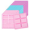 12Pcs 3 Colors Silicone Soap Molds DIY-GO0003-24-1