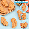 6Pcs Artificial Plastic Fried Chicken Wing Model DJEW-SC0001-17B-3