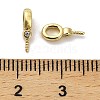 Brass Micro Pave Cubic Zirconia Cup Pearl Peg Bails Pin Pendants KK-S397-01A-3