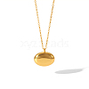 Fashion Oval 304 Stainless Steel Stud Earrings & Pendant Necklaces Sets for Women BL8928-1-5