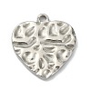 Non-Tarnish 304 Stainless Steel Pendants STAS-E191-08P-1