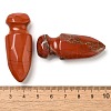 Natural Red Jasper Craved Sword Model Ornament DJEW-C019-02B-3