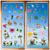 8 Sheets 8 Styles PVC Waterproof Wall Stickers DIY-WH0345-138-1