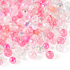 Transparent & Opaque Acrylic Bead OACR-TAC0002-08B-2