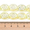 Czech Pressed Glass Beads GLAA-I061-44B-4