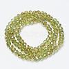 Electroplate Glass Beads Strands EGLA-A034-T10mm-K15-2