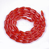 Transparent Glass Beads Strands GLAA-T009-004E-2