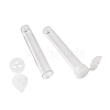 Clear Tube Plastic Bead Containers with Lid C067Y-3