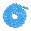 Electroplate Imitation Jade Glass Beads Strands GLAA-N005-J10mm-D05-2