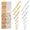   1606Pcs 14 Style Glass Twisted Bugle Beads SEED-PH0002-16-1