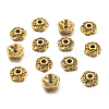 Tibetan Style Alloy Bead Caps GLF0459Y-NF-1