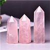 Tower Natural Rose Quartz Healing Stone Wands PW-WG74147-03-2